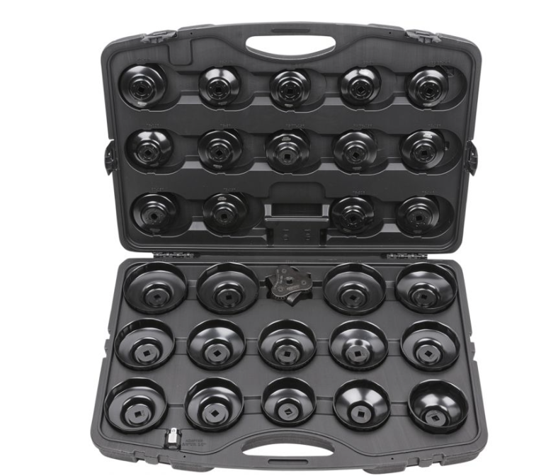 PRECISION STEEL Clé à Cloche Pour Filtre à Huile E76 - Diamètre 76mm, 12 Pans, Pour Clé à Cliquet 3/8"