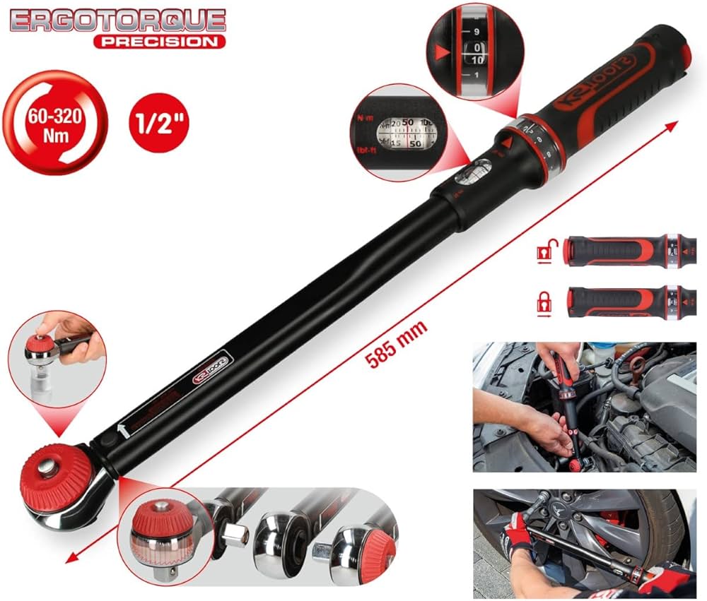 516.1472 | Clé dynamométrique 1/2 - 60-320Nm. Outillage KS Tools 516.1472 | Clé dynamométrique 1/2 - 60-320Nm. Outillage KS Tools