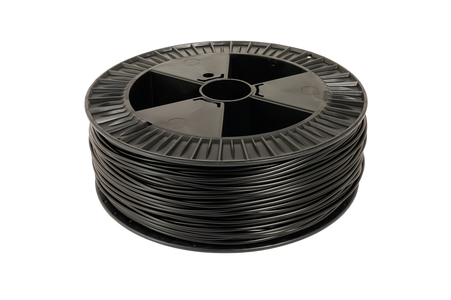 Tecnifibre Bobine De Fil Noir 1,24 Mm – 200 M, Monofilament Co-polyester, 5 Côtés, Rotation Optimale, Made In France