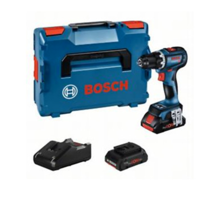 Perceuse Visseuse Bosch Pro 5en1 + Coffret L Box 2 Batt 18v 4ah Gsr18v